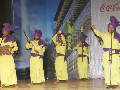 Performing Punjab’s traditional Malwai Gidha