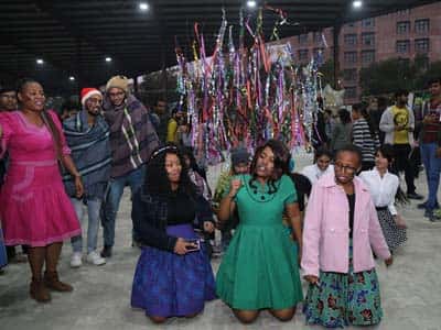 SPREADING THE FESTIVITY OF THE COUNTRY LESOTHO