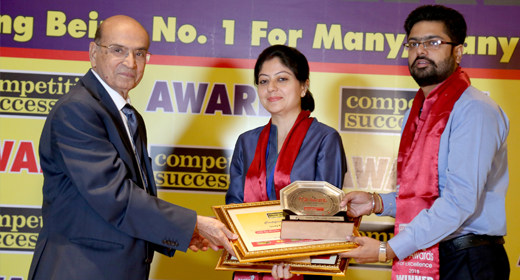 Top Distance Learning Institute of India award by CSR