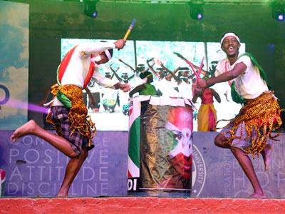 Dancing to the folk tunes of Burundi