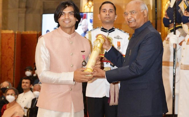 LPU Student, Neeraj Chopra awarded with Padma Shri